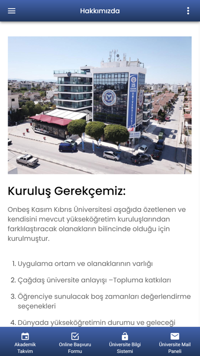 Screenshot #2 pour Onbeş Kasım Kıbrıs University