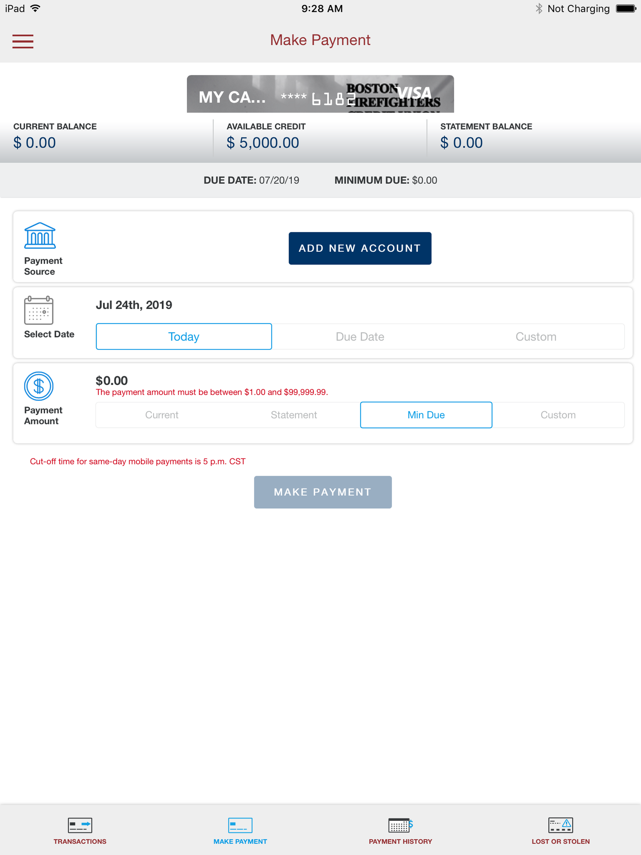 BFCU Visa