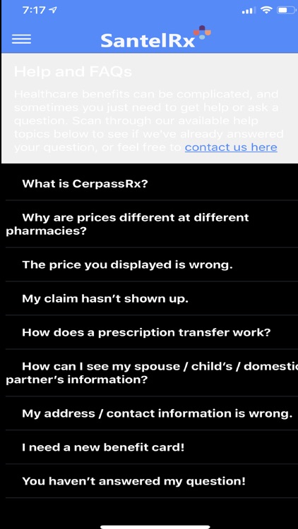 SantelRX Member Portal