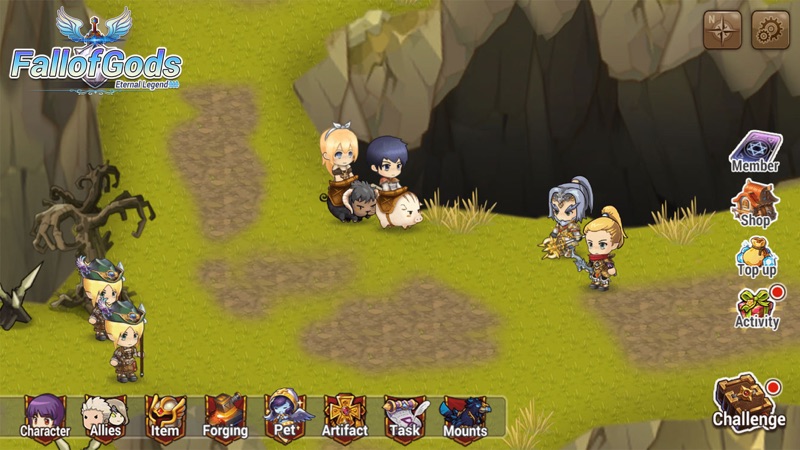 Fall of Gods: fantasy RPG screenshot 1
