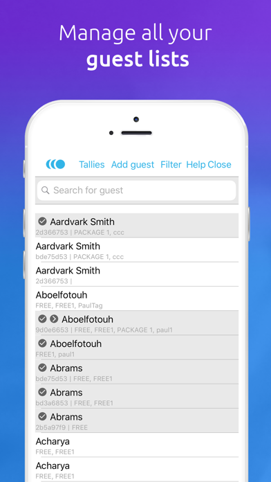 Screenshot #1 pour Event Check-in - Qflow.io