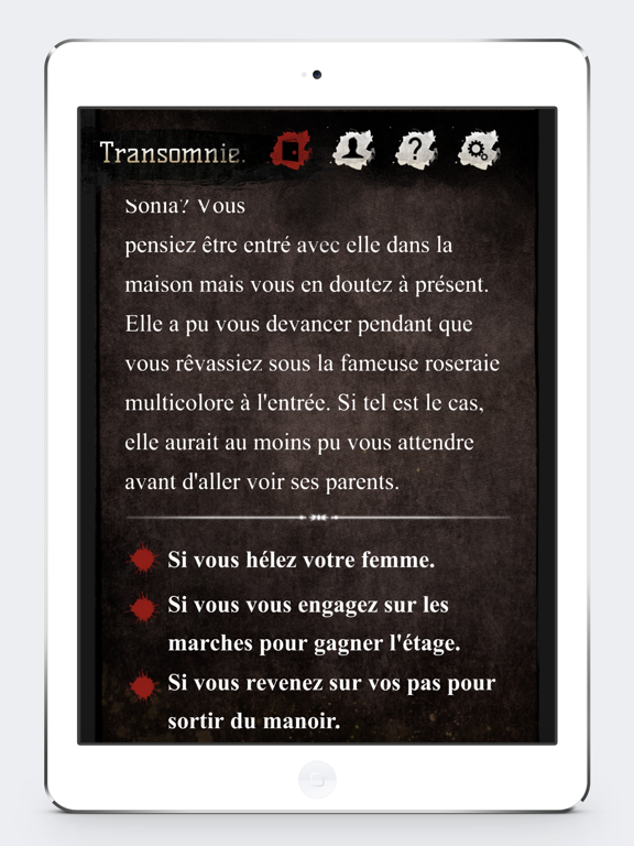 Screenshot #4 pour Transomnie livre jeu d'horreur