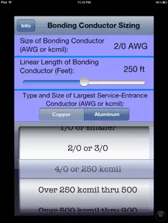 Electrical Bonding Conductor iPad image 1