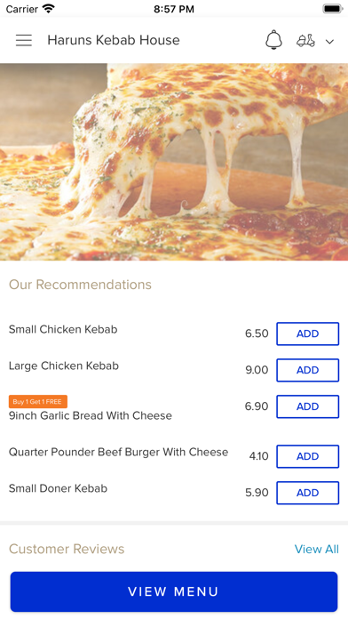 Haruns Kebab House Screenshot