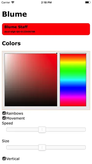 Blume LED screenshot 1