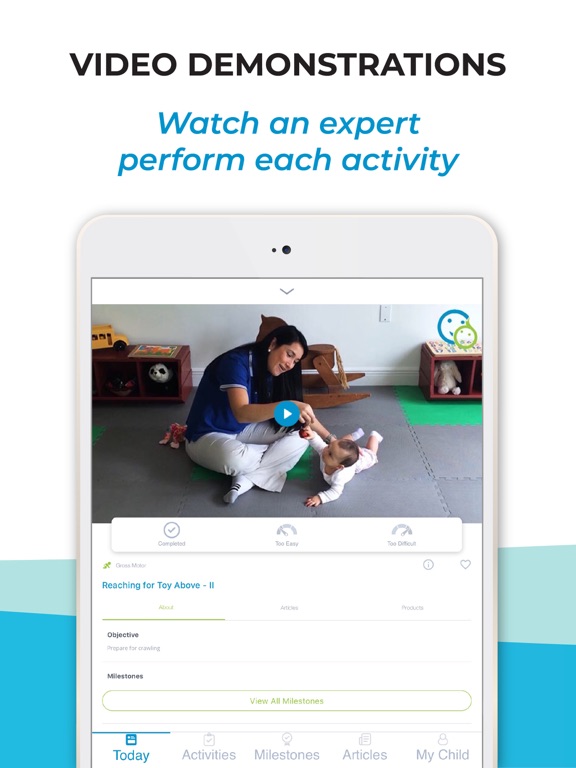 BabySparks - Development App iPad screenshot 4 - Education app