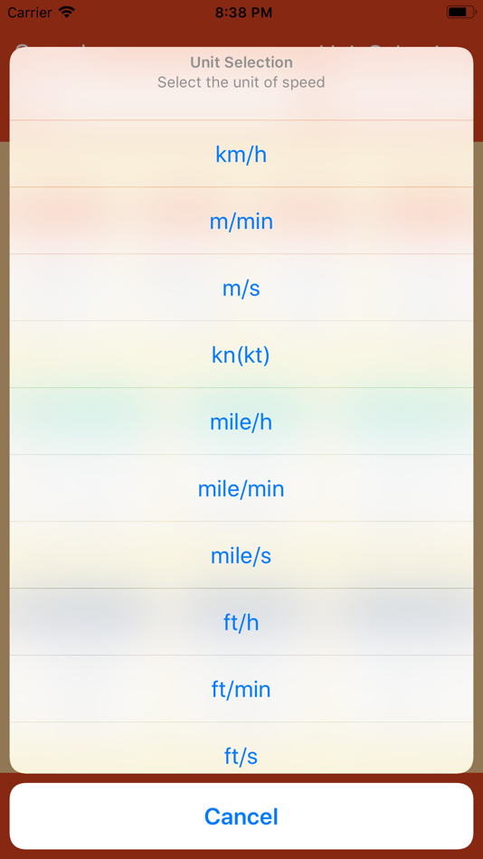 #3. Speed Units Converter (iOS) 由: Kei Suefuji