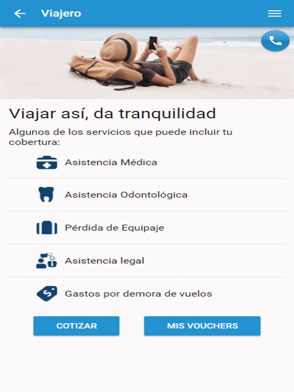Cardinal Assistance iPad screenshot 3 - Travel app