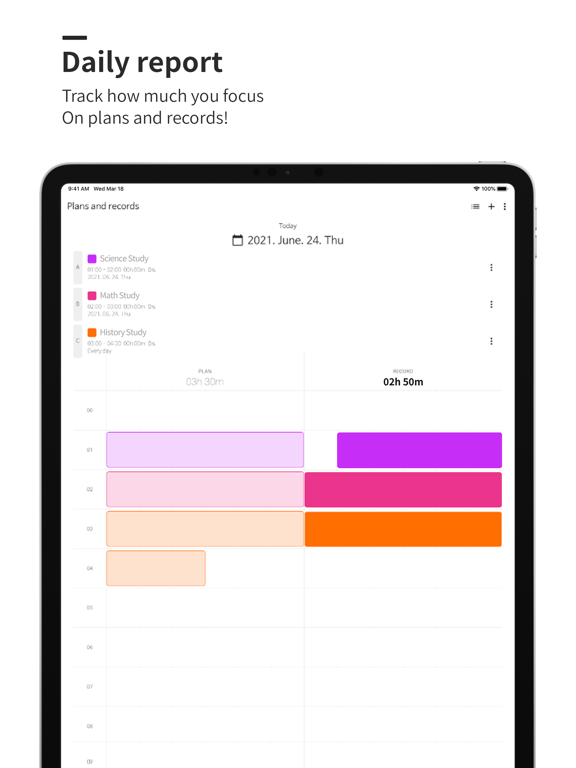 Dote Timer - Time Management iPad screenshot 5 - Productivity app