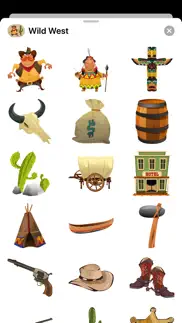 wild west stickers - cowboys айфон картинки 1