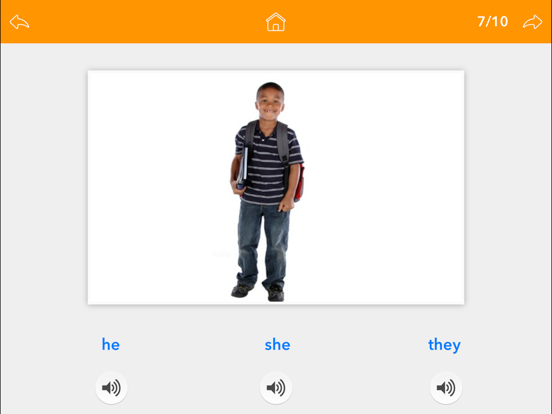 Pronouns by Teach Speech Apps app screenshot 2