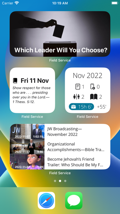 JW Service Screenshot