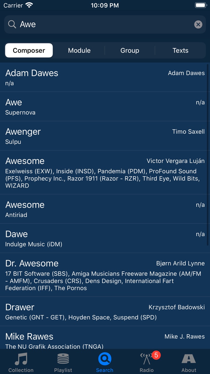 iPhone screenshot