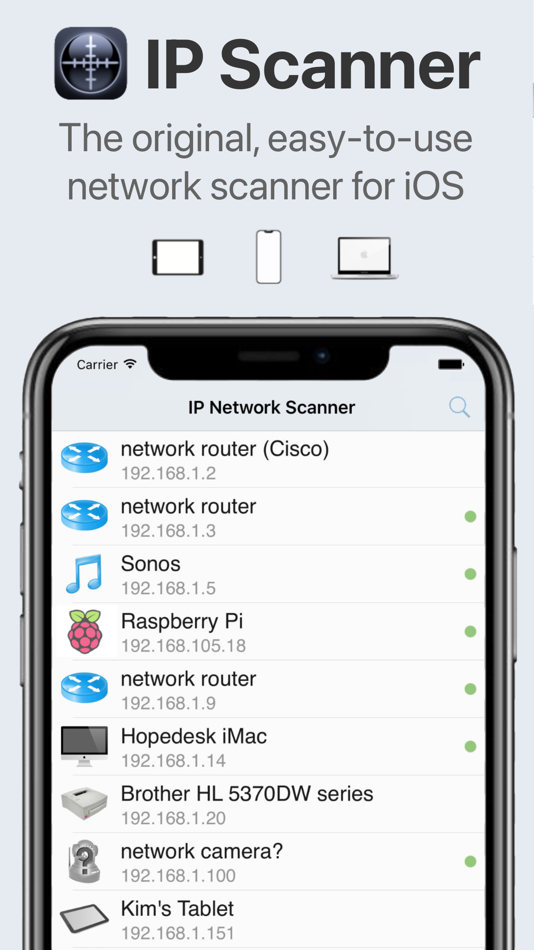 #1. IP Scanner (macOS) 由: Matia labs, inc.