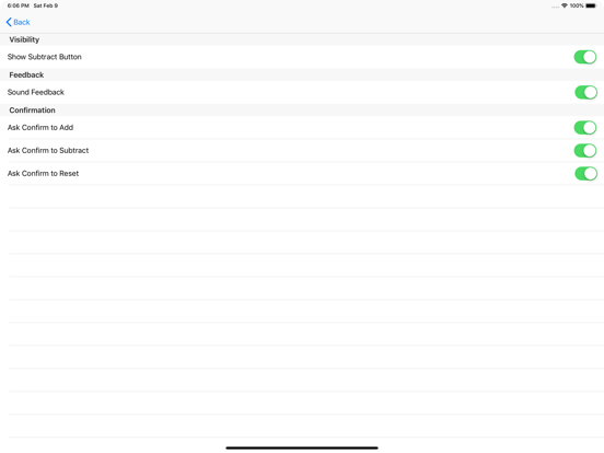 Counter 1 iPad screenshot