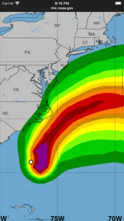 Hurricane Center iPhone image 4