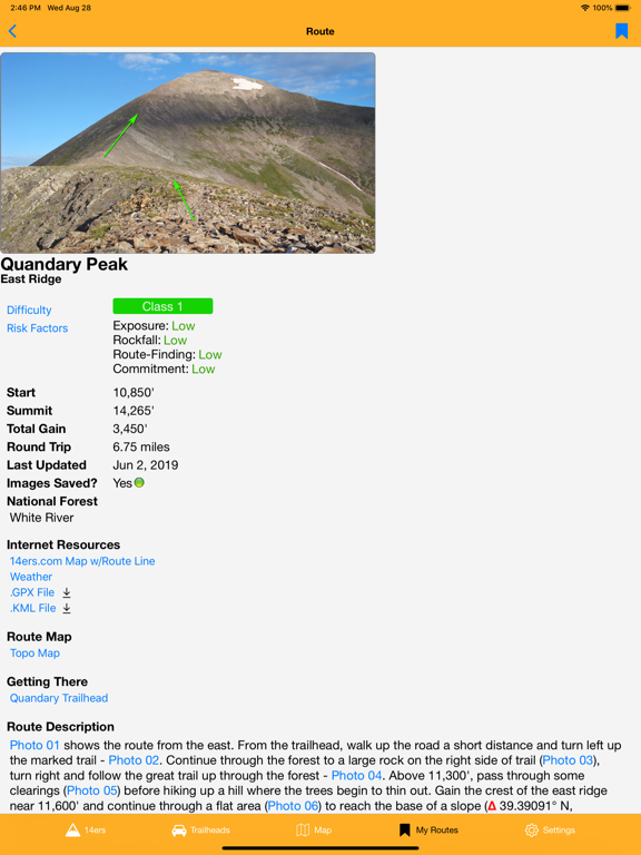 Screenshot #6 pour 14ers.com