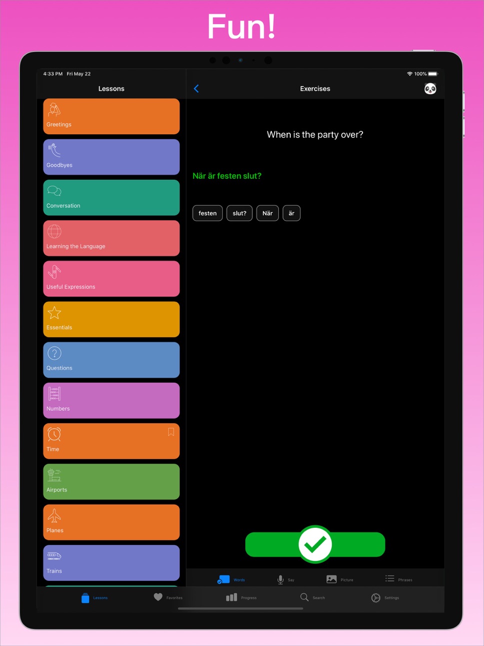 iPad screenshot