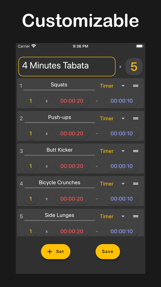 #1. Interval Timer: Custom Workout (iOS) 由: 世恬 颜