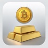 Live Bitcoin and Gold Tracker icon