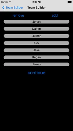 Team Builder screenshot 4