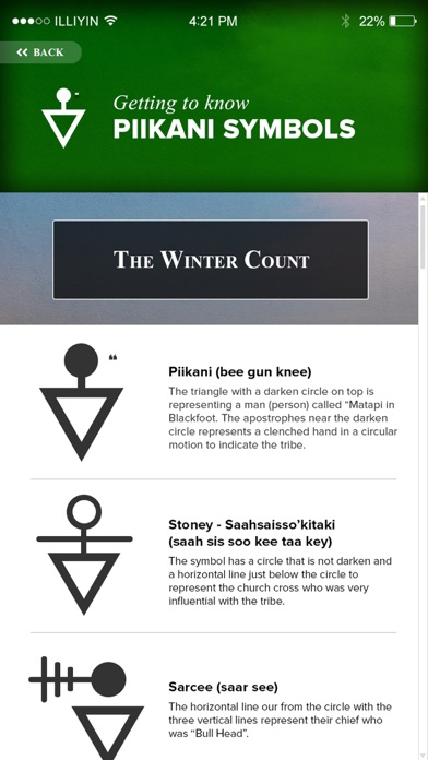 Piikani Paitapiiyssin iPhone screenshot 10 - Education app