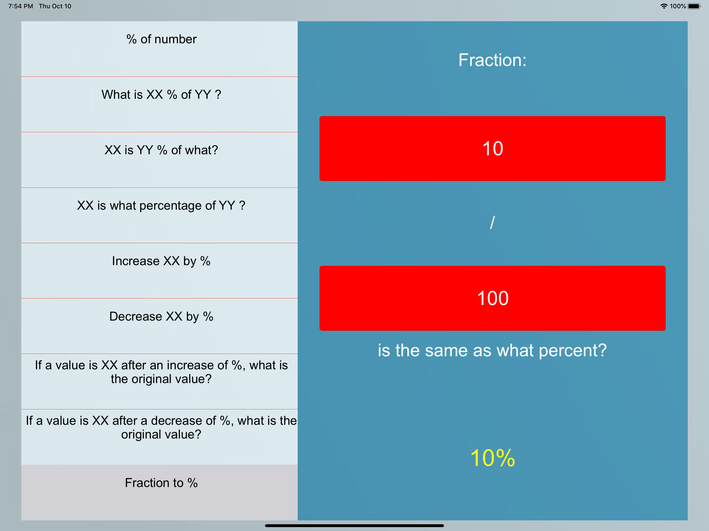 Percent Pro screenshot 15