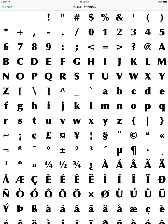 Screenshot #5 pour Unicode Character Viewer