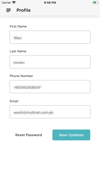 Mywater-app screenshot