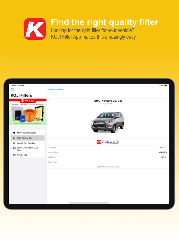 Screenshot #5 pour KOJI Filter App