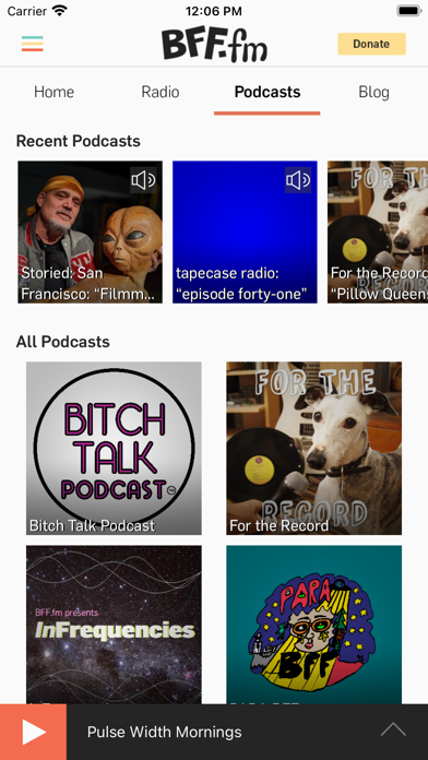 BFF.fm Screenshot