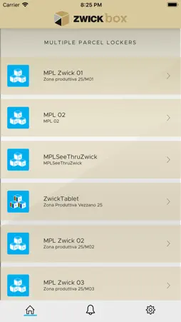 ZWICKBox admin screenshot 1