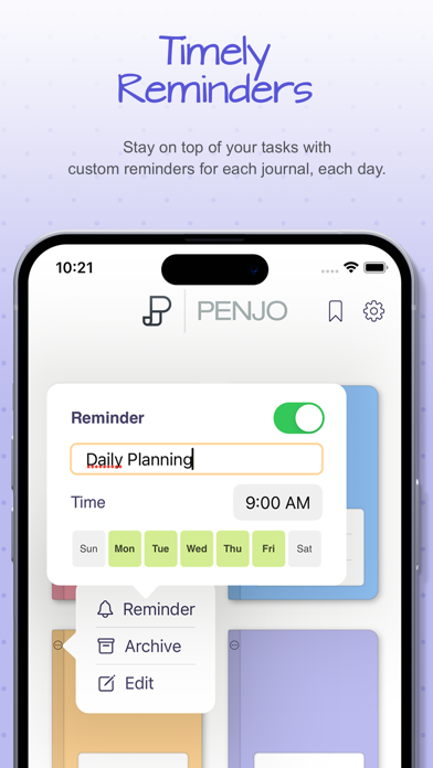 Penjo: Pencil Journal, Planner Screenshot