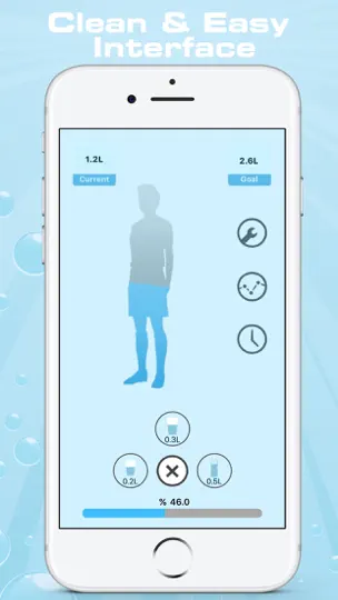 Скриншот IWater - Вода напоминание на iPhone 5