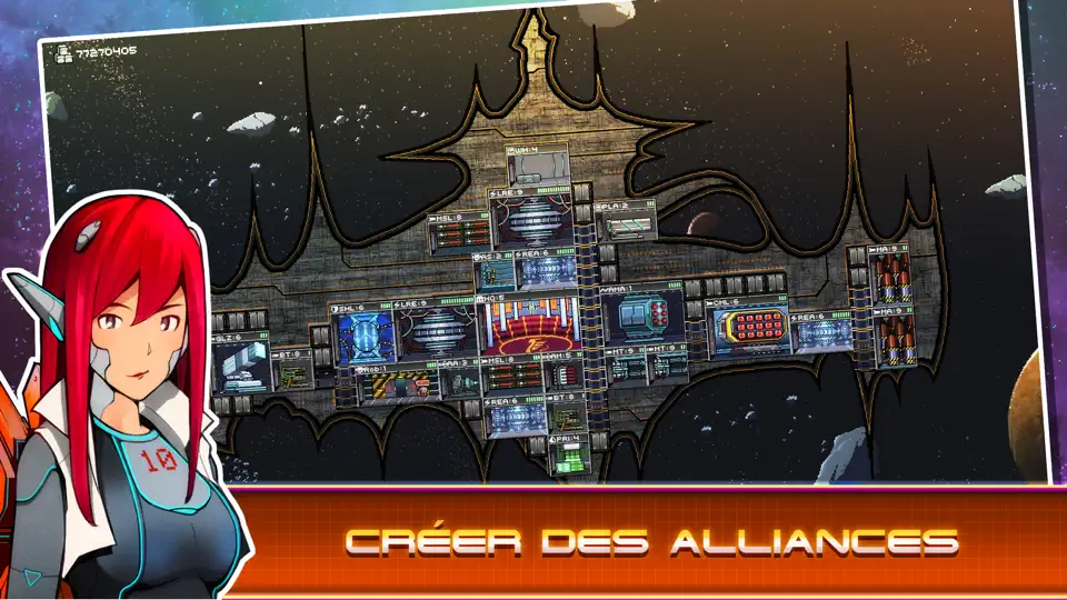 Capture d'écran de Pixel Starships™ Space MMORPG sur iPhone 3