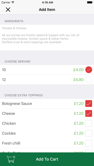 Screenshot #3 pour The Express Pizzeria
