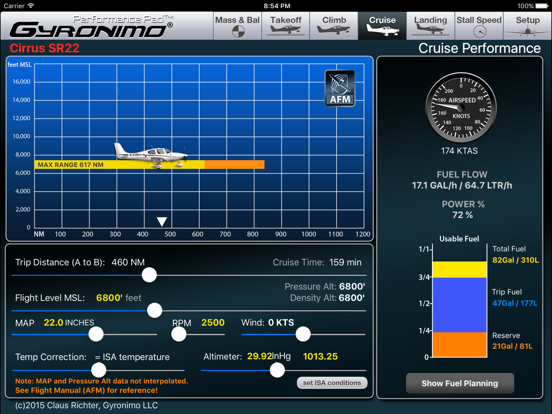 Cirrus SR22 iPad screenshot 5 - Education app