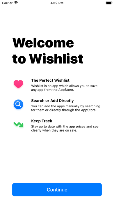 Apps Wishlist Screenshot 1 of 5