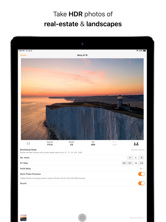 Shutter - Canon Camera Remote iPad app afbeelding 4