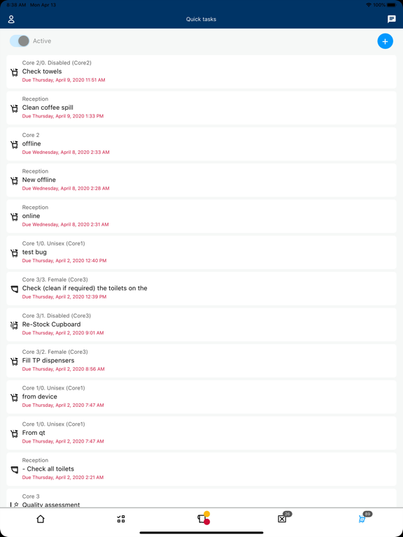 On the Go for Tork iPad screenshot