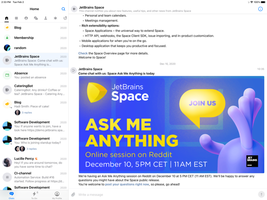 Screenshot #5 pour JetBrains Space