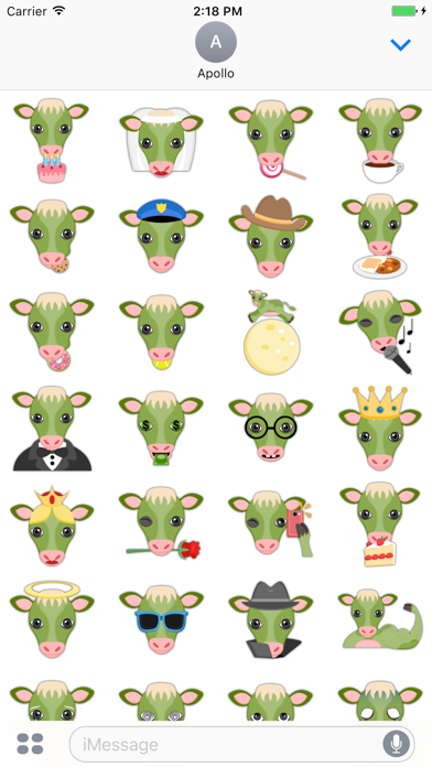 Saint Patrick Cow Stickers screenshot