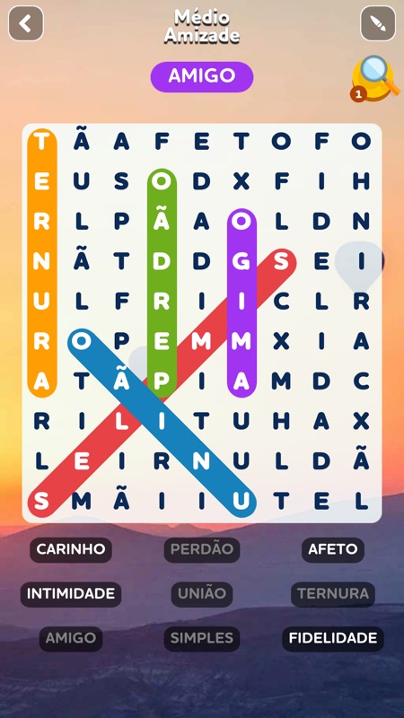 Caça palavras Brasileiro! screenshot 2