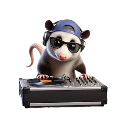 DJ Opossum Stickers