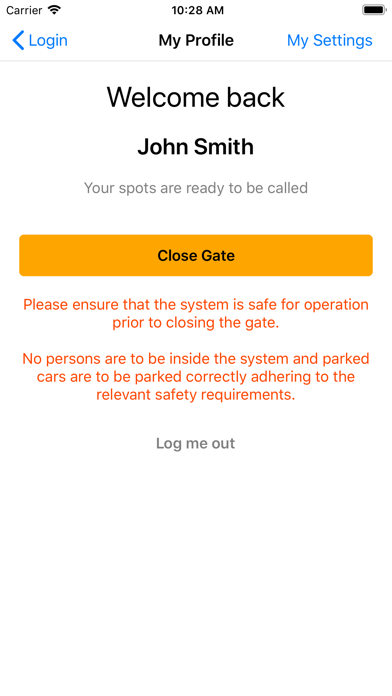 VSpaceParkers iPhone screenshot