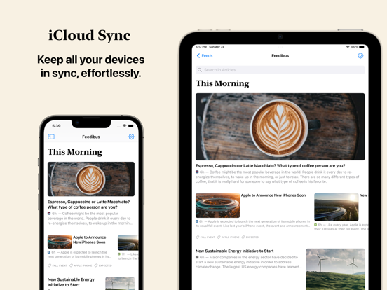 Screenshot #5 pour Feedibus — RSS Feed Reader