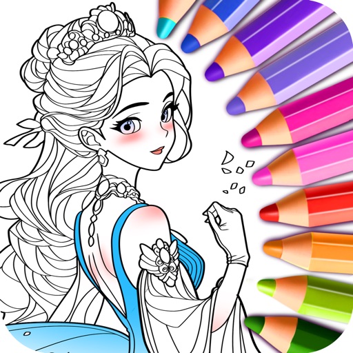 Princess Game Fantasy Coloring
