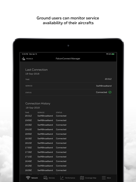 FalconConnect Manager iPad screenshot 5 - Business app