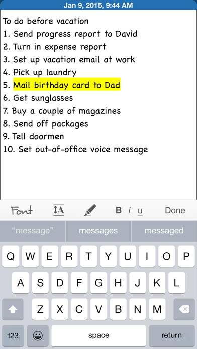 Screenshot #2 pour indxCards