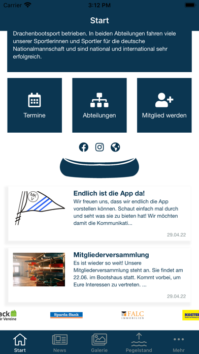Mülheimer Kanusport-Verein Screenshot